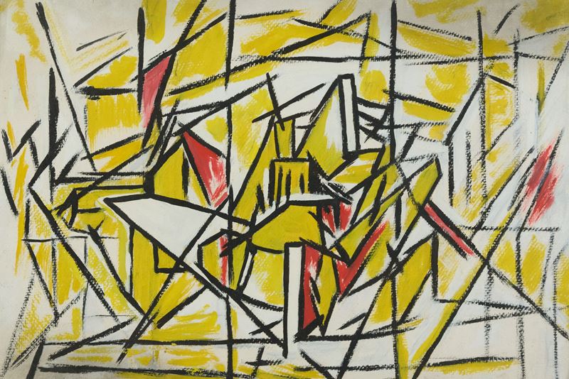 Fernando Melani - Studio, tempera su tavola (1953)