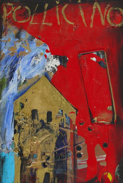 Pollicino, acrilici e collage su tela (2006)