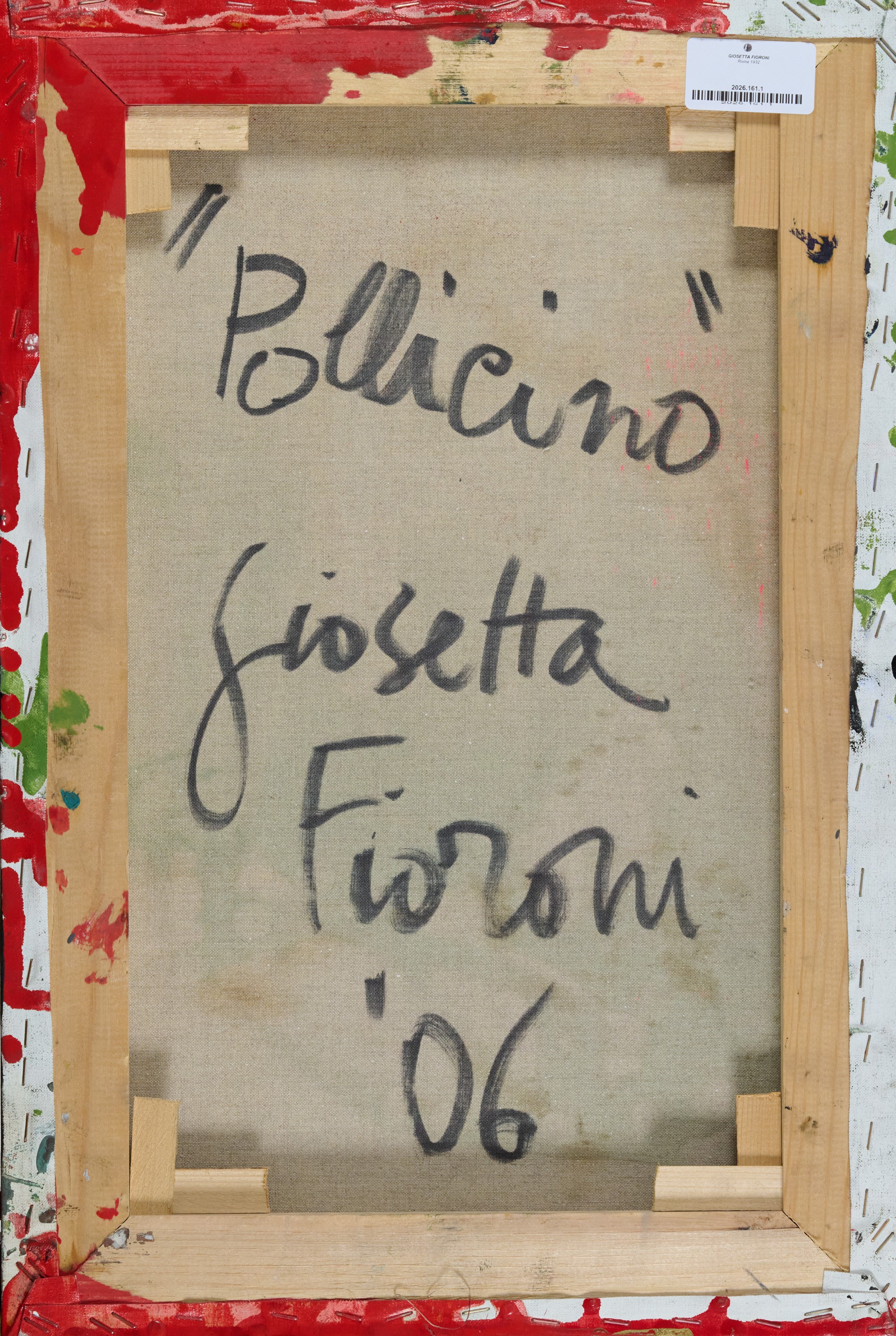 Giosetta Fioroni - Pollicino, acrilici e collage su tela (2006)