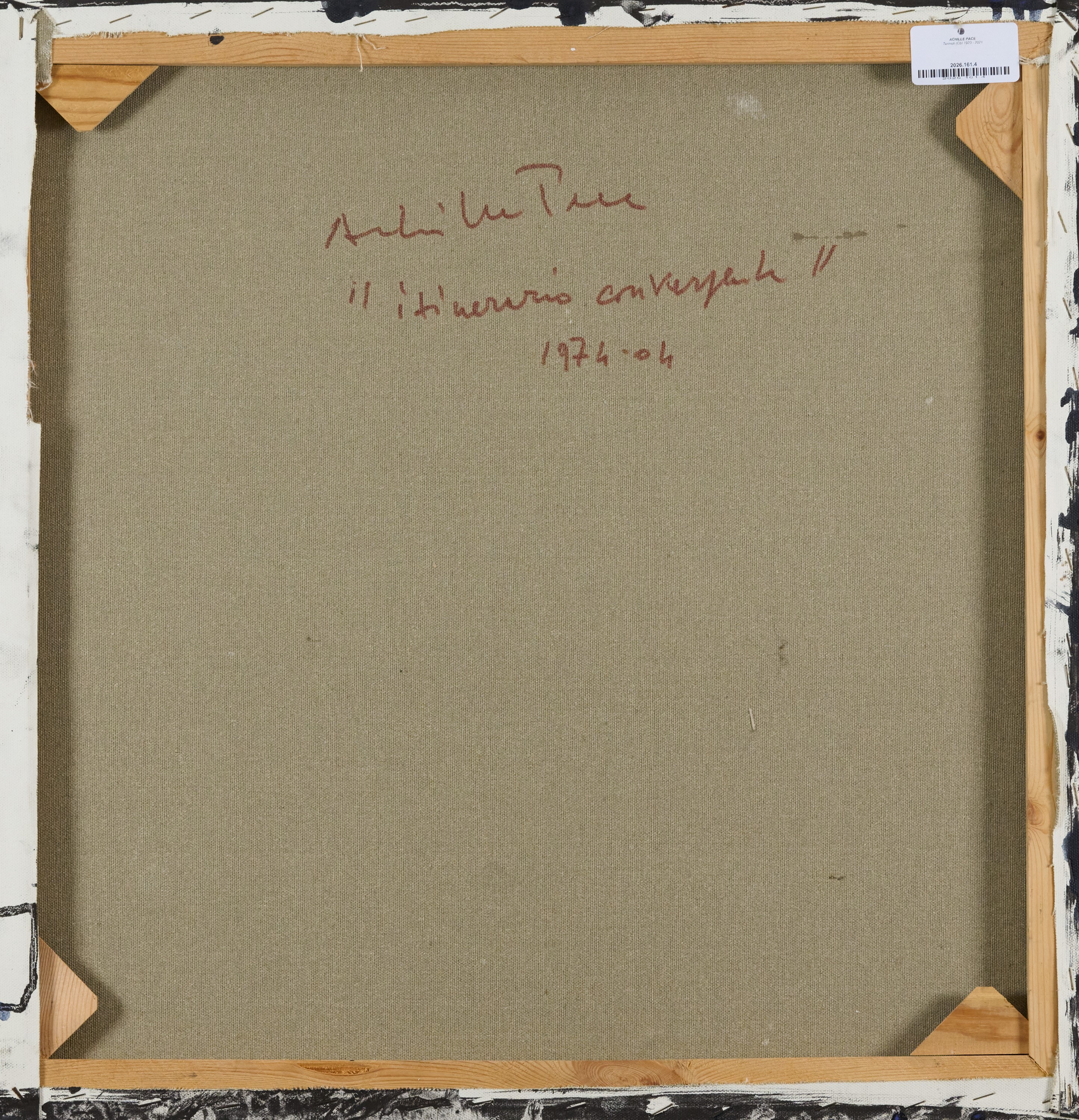 Achille Pace - Itinerario convergente