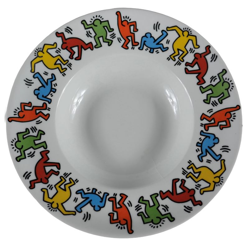 Keith Haring - Piatto in ceramica (multiplo)
