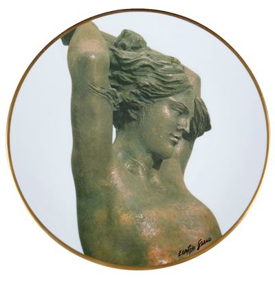 Memorie dell’estate, piatto in ceramica
