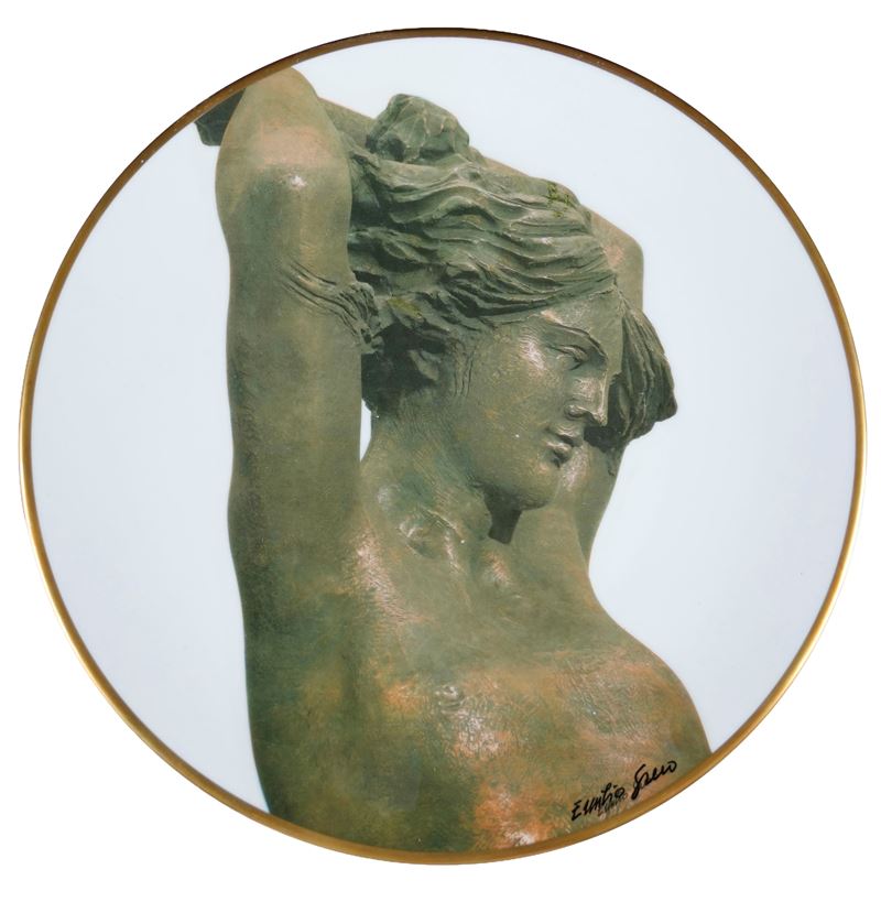 Emilio Greco - Memorie dell’estate, piatto in ceramica