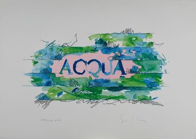 Acqua, litografia