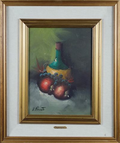 Natura morta, olio su tela