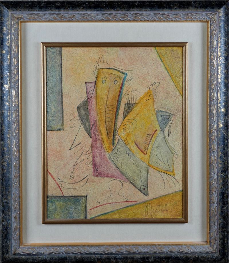 Piero Maggioni - Lirico, olio e polimaterico su tavola