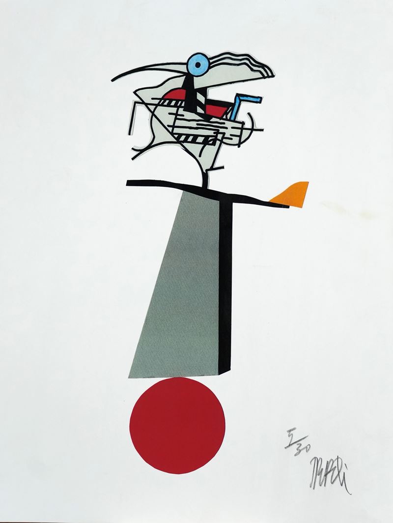 Fabio De Poli - Senza titolo (litografia)