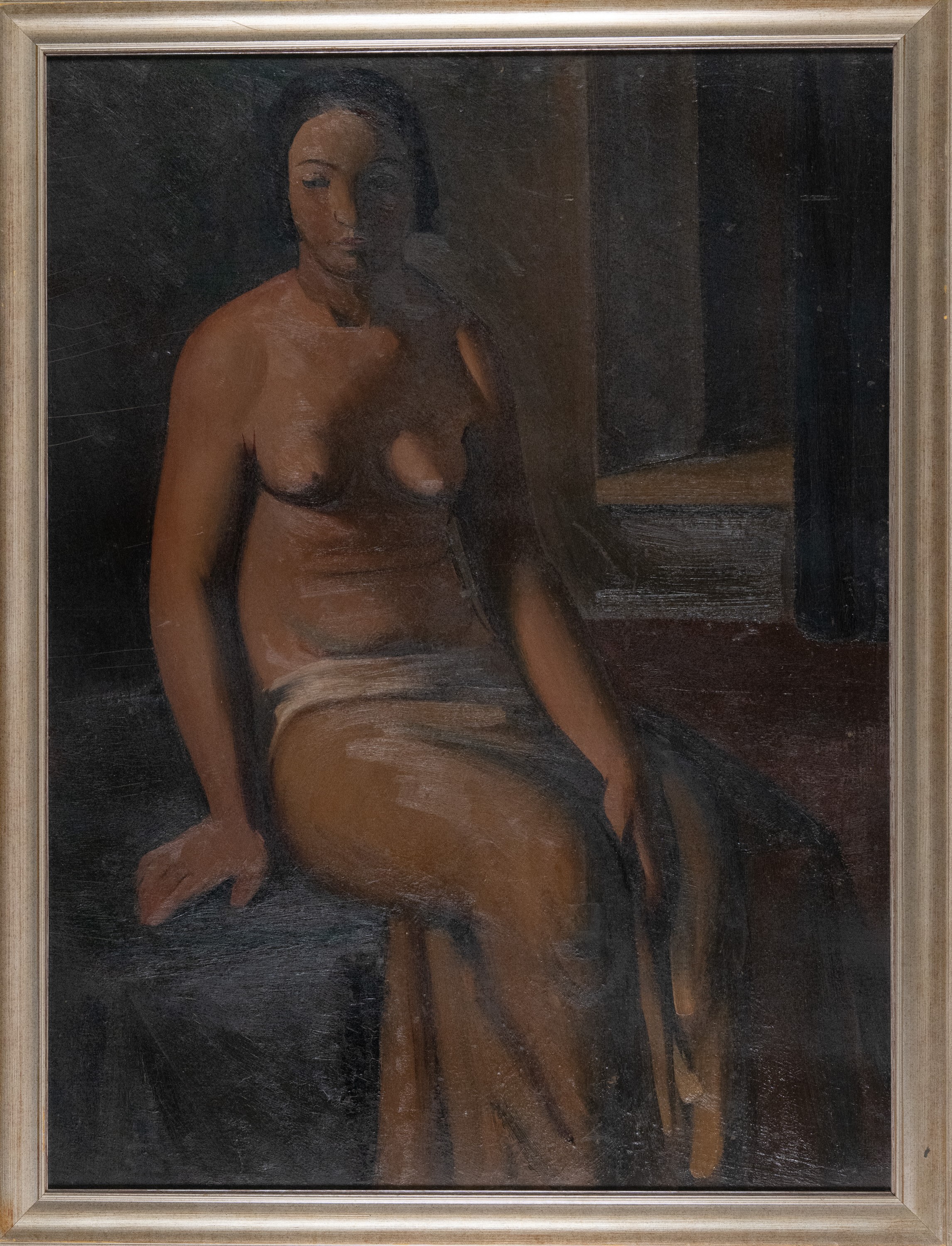 Mauro Reggiani - Nudo di donna, olio su tavola