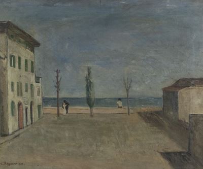 Riviera, olio su tela (1932)