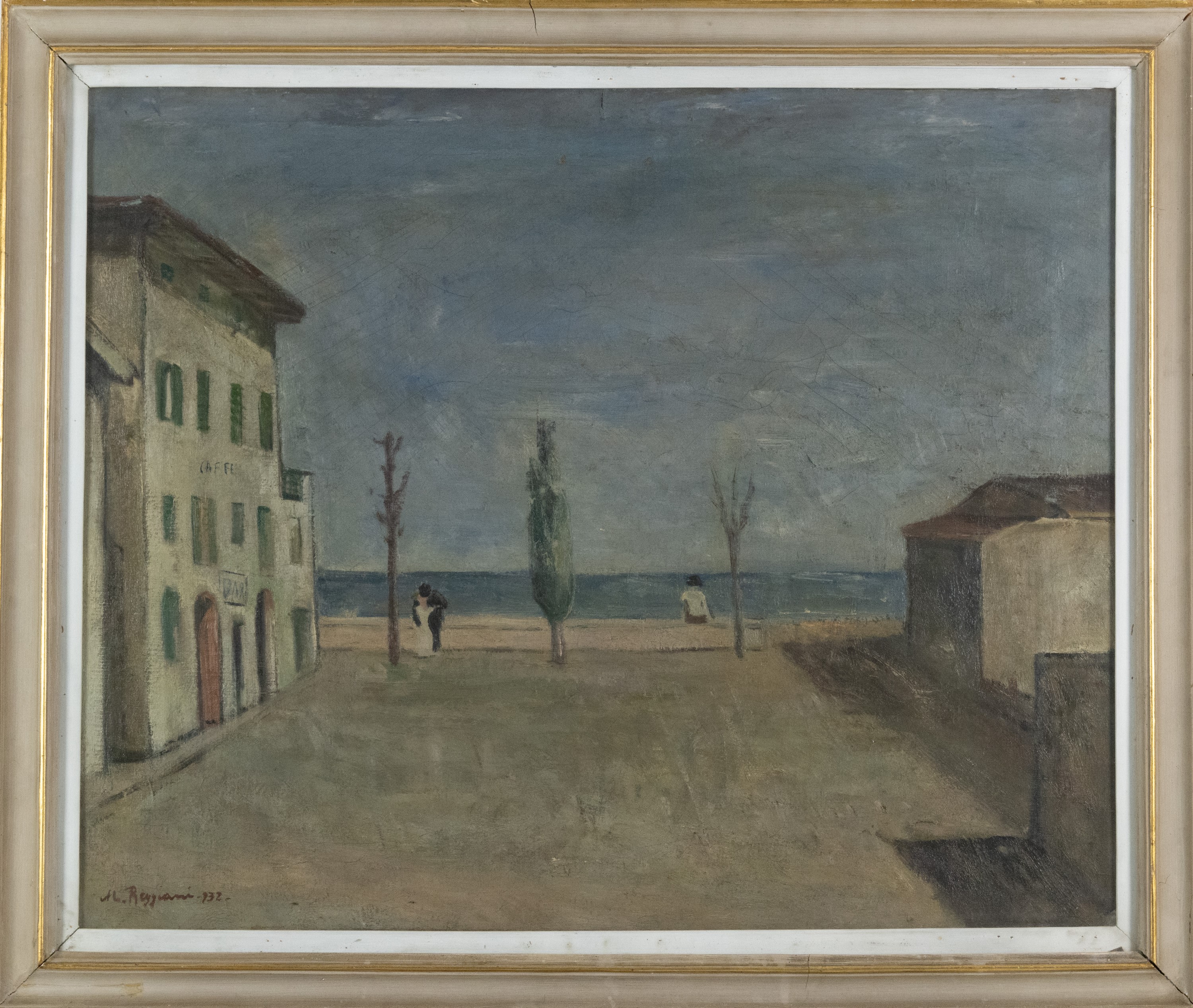 Mauro Reggiani - Riviera, olio su tela (1932)