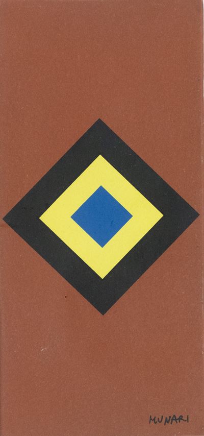 Mattonella in terracotta serigrafata (senza titolo)