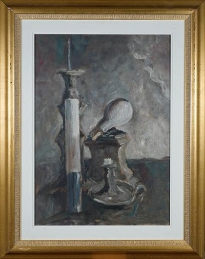 Luce (olio su tela applicata su tavola), 1971