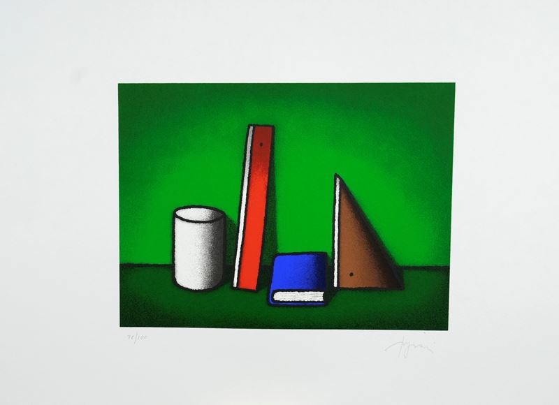 Tino Stefanoni - Senza titolo (serigrafia su cartoncino)