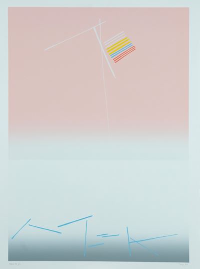 Senza titolo (serigrafia su carta, 1986)