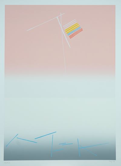 Senza titolo (serigrafia su carta), 1986