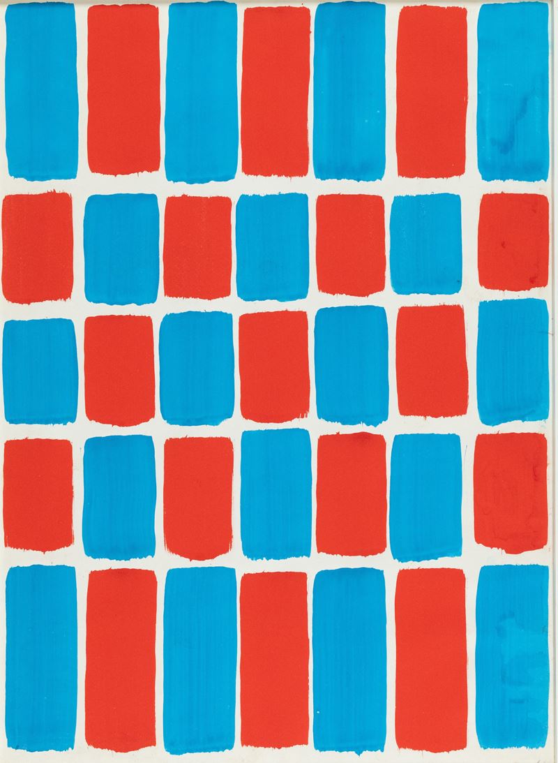Franco Bemporad - Senza titolo (tempera grassa su carta, 1980)