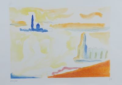 San Giorgio, serigrafia su carta