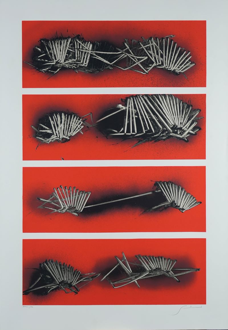 Emilio Scanavino - Senza titolo (serigrafia su carta)