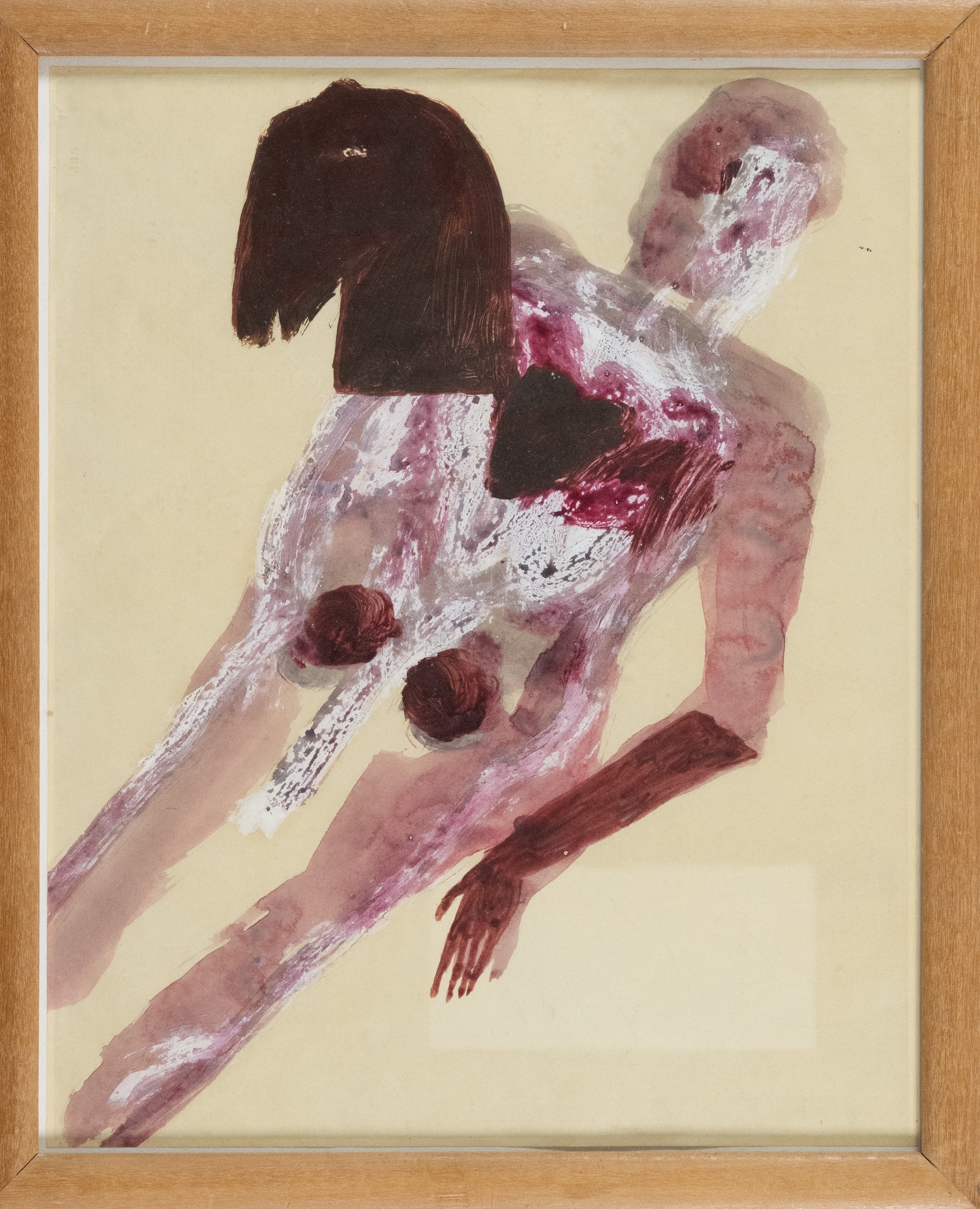 Mimmo Paladino - Senza titolo (tempera e acquerello su carta), 1988
