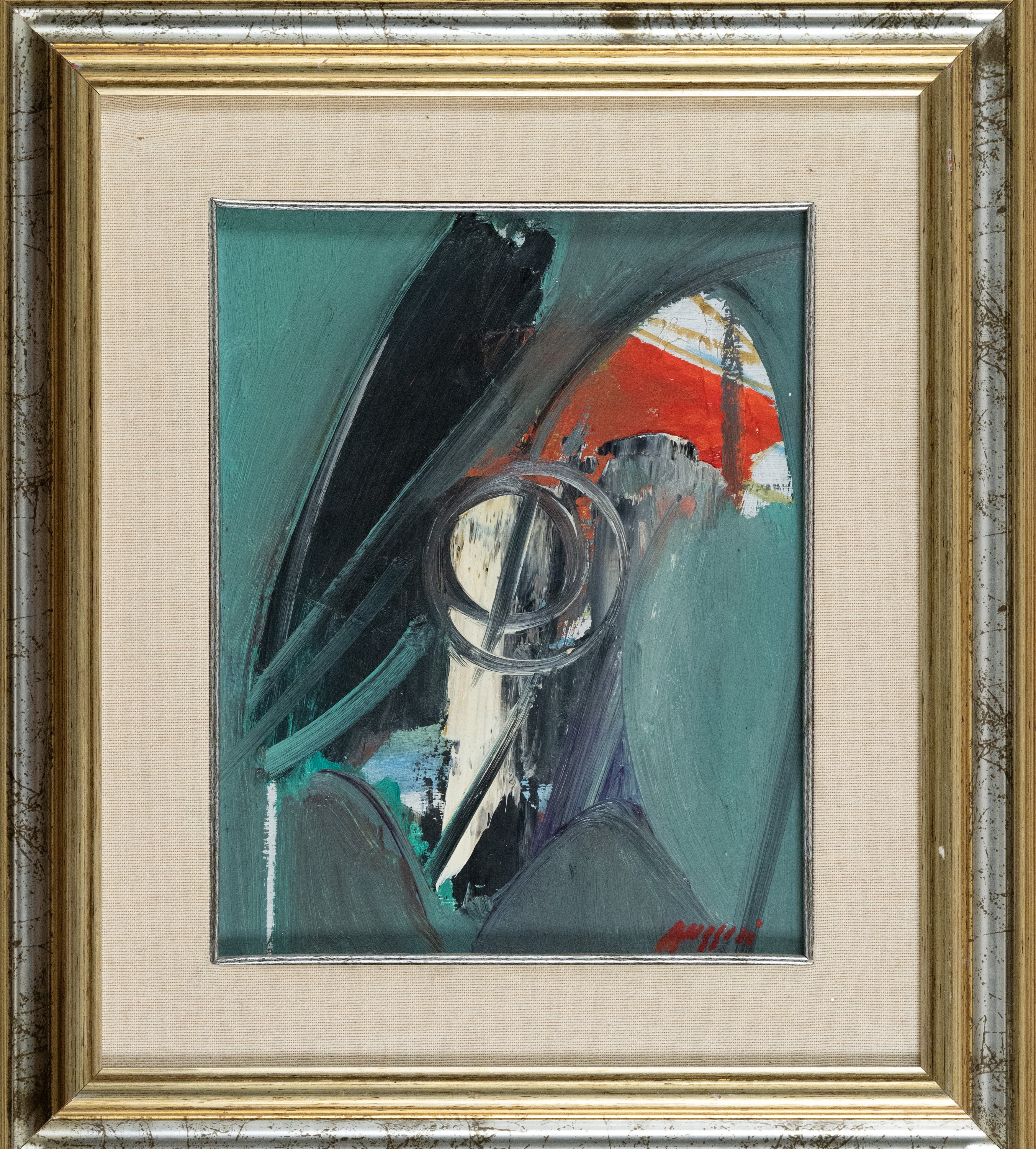 Piero Ruggeri - Napoleone, olio su masonite (1973)