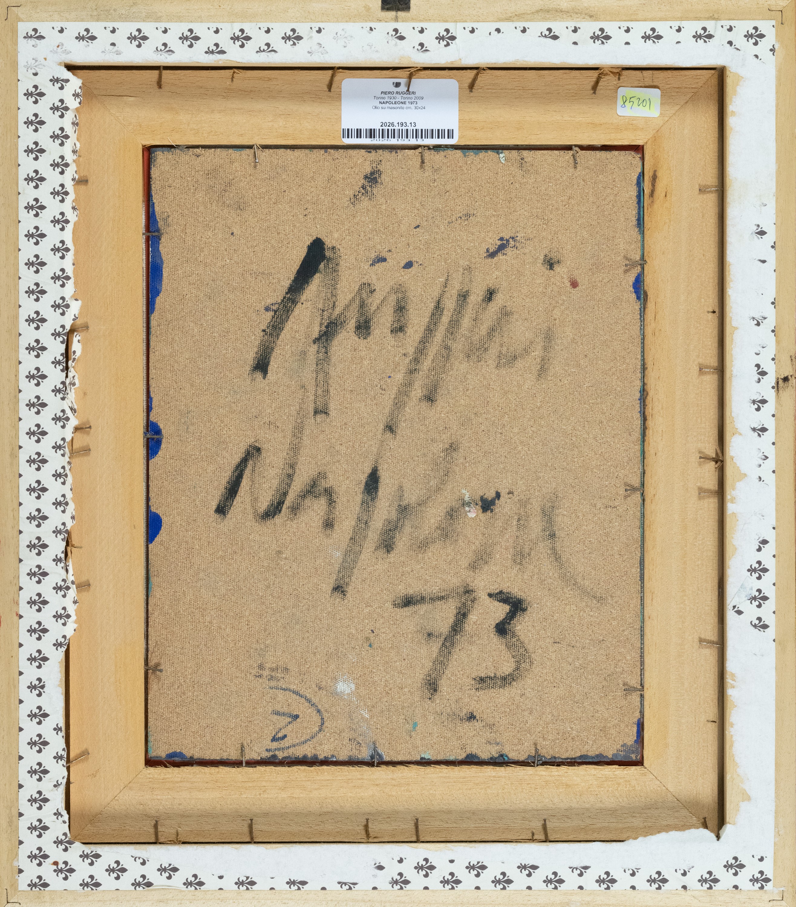 Piero Ruggeri - Napoleone, olio su masonite (1973)