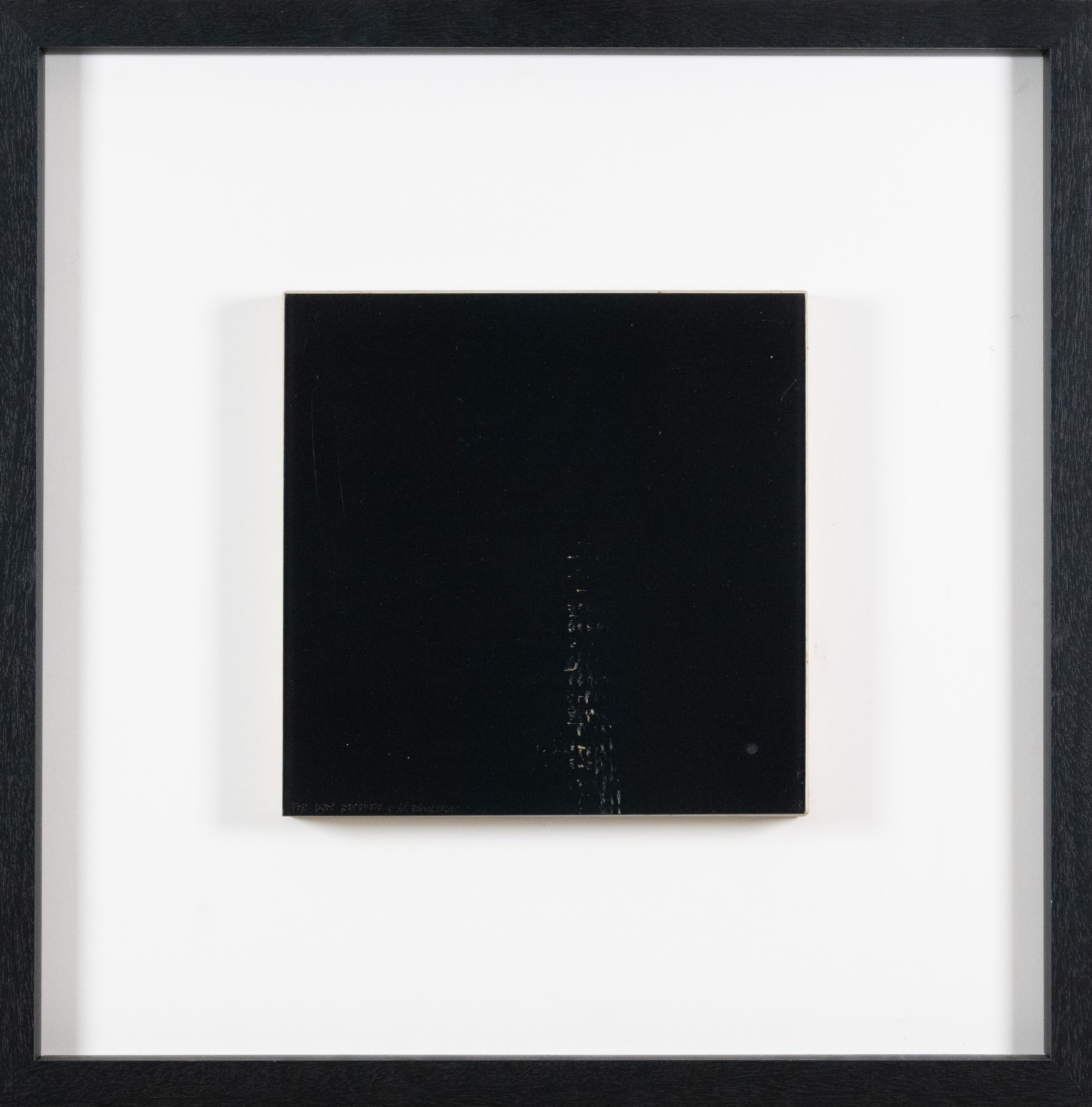 Ad Reinhardt - Senza titolo (Dal New York International Portfolio), acrilico su plexiglass