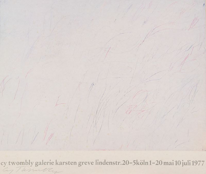 Cy Twombly - Manifesto, 1977