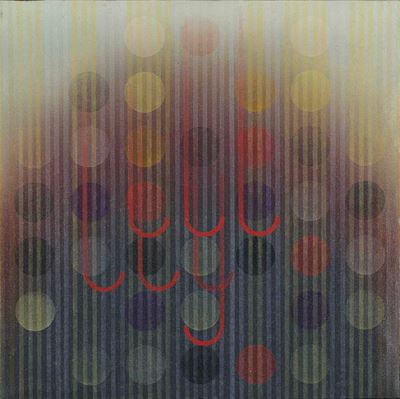 Temi e variazioni 6, acrilico su tela (1993)