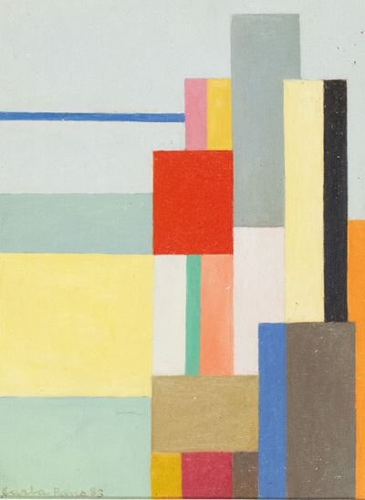Senza titolo (olio su cartone telato), 1983