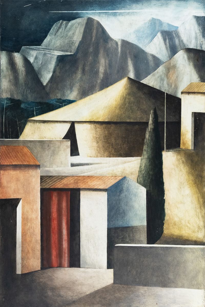 Marcello Scuffi - Omaggio al Beato Angelico (Il Circo e le Apuane)