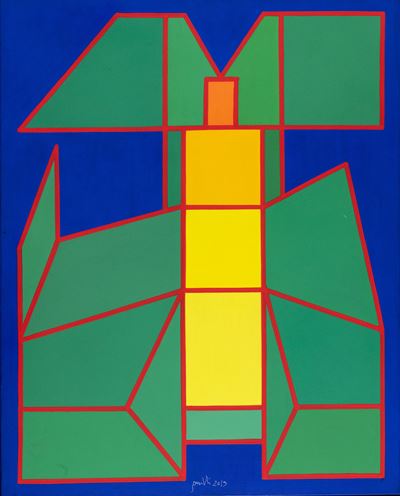 Il giorno del turbamento, tecnica mista su tela (2013)