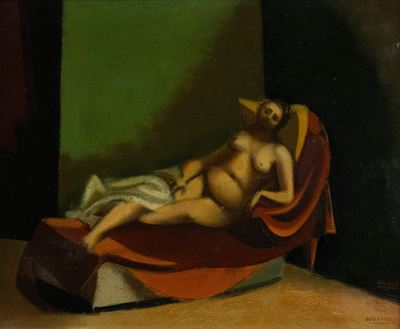 Repos, olio su tela