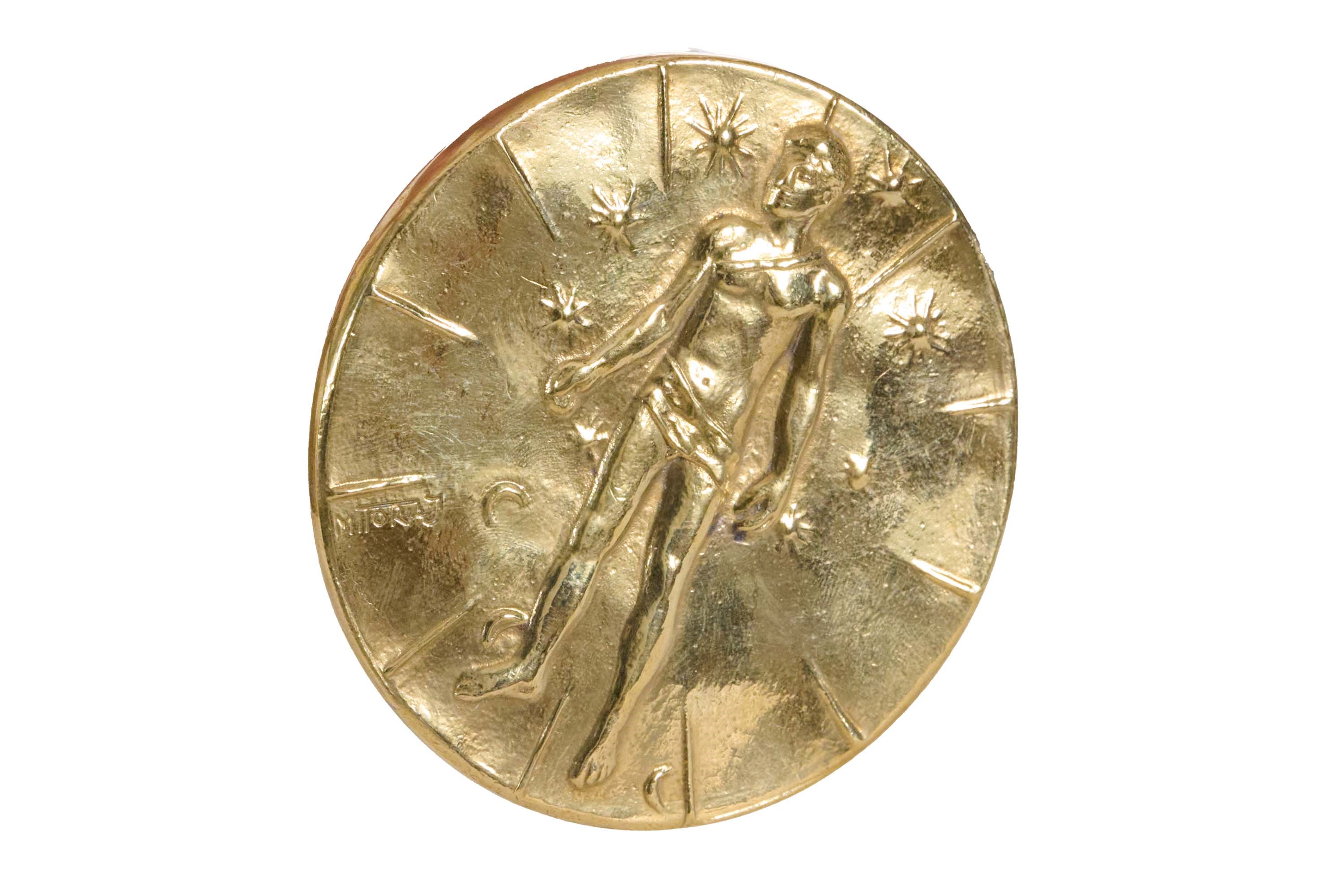 Igor Mitoraj - Medaglia in bronzo dorato