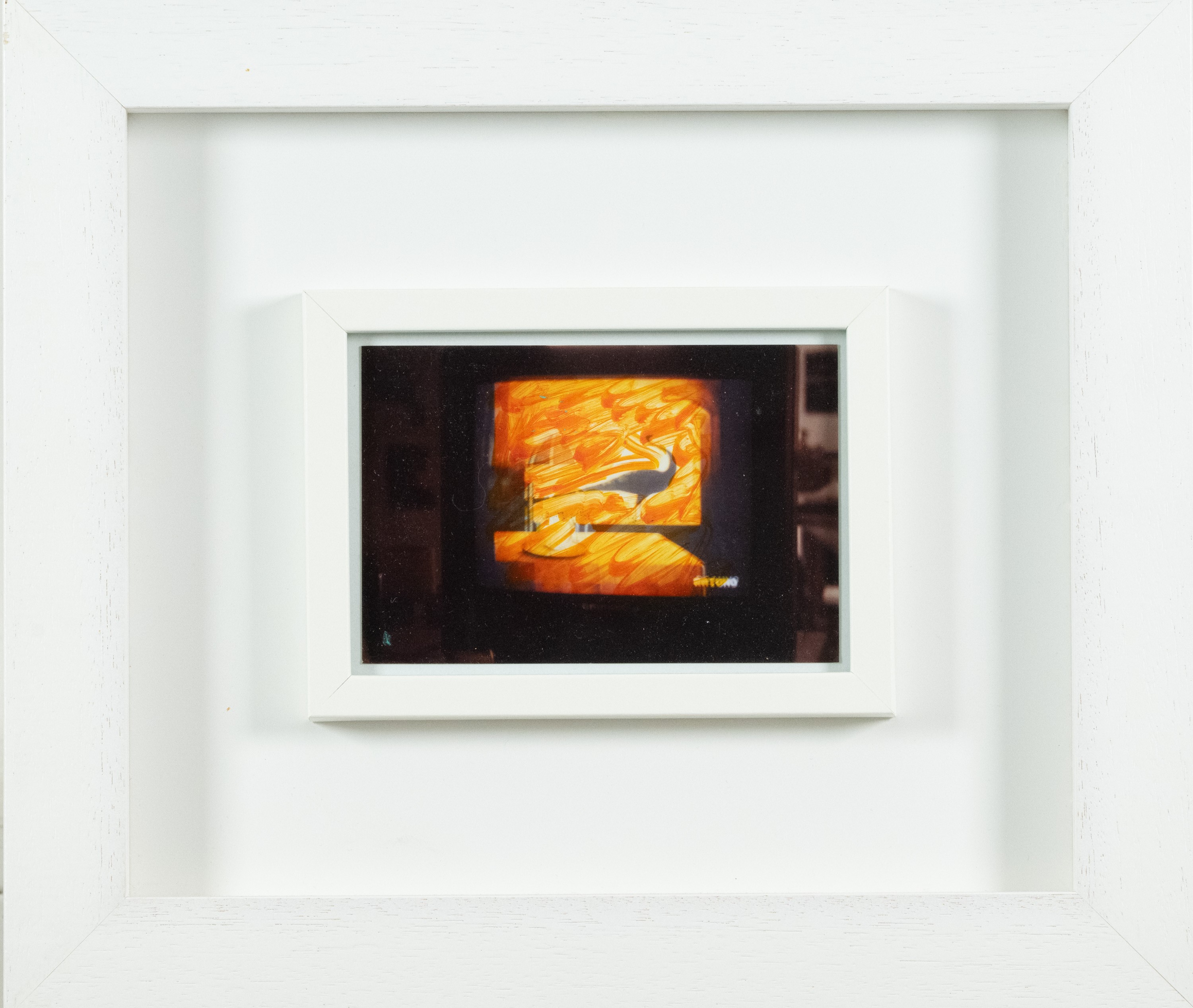 Mario Schifano - Monitor (fotografia ritoccata a mano), 1990-97