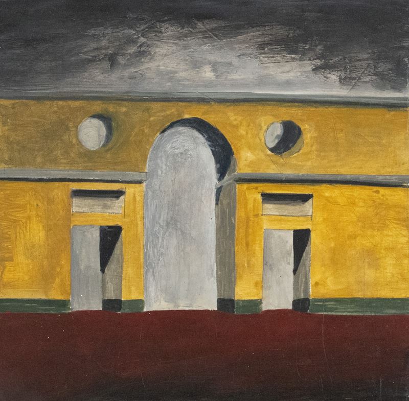Marco Petrus - Senza titolo (tecnica mista su tavola), 1995