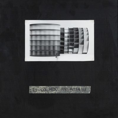 Strutturazione acentrica, fotografia in bianco e nero (1962)