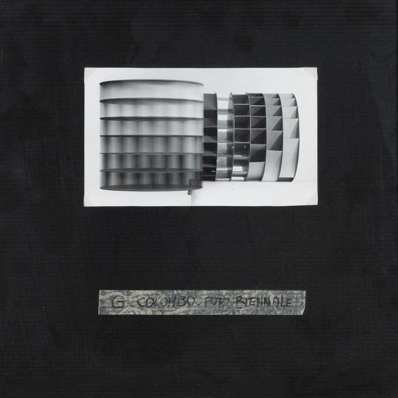 Gianni Colombo - Strutturazione acentrica, fotografia in bianco e nero (1962)