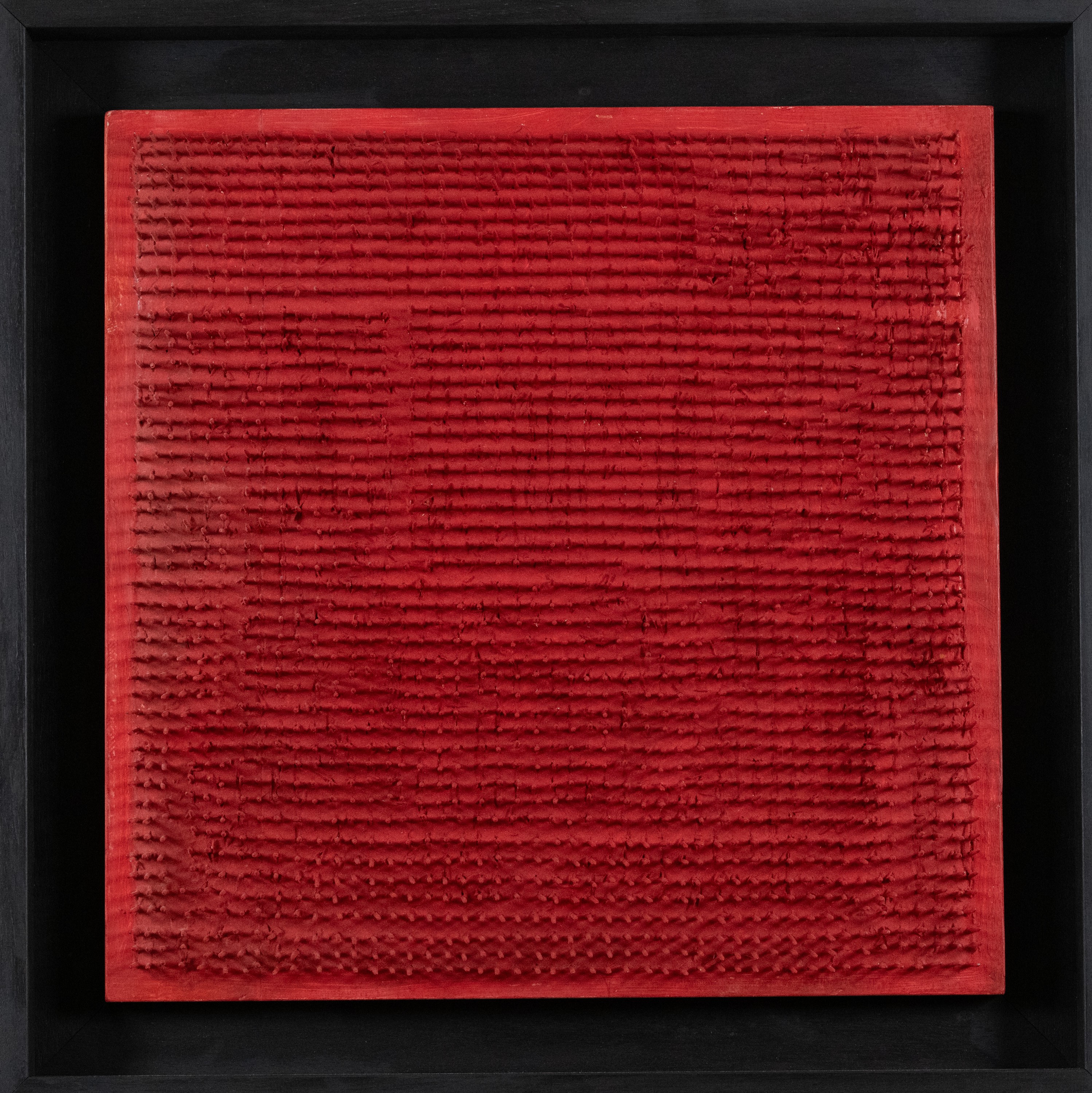 Bernard Aubertin - Tableau clous, chiodi su tavola (1969)