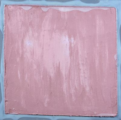 Senza titolo (cemento e asbesto su tela), 1974