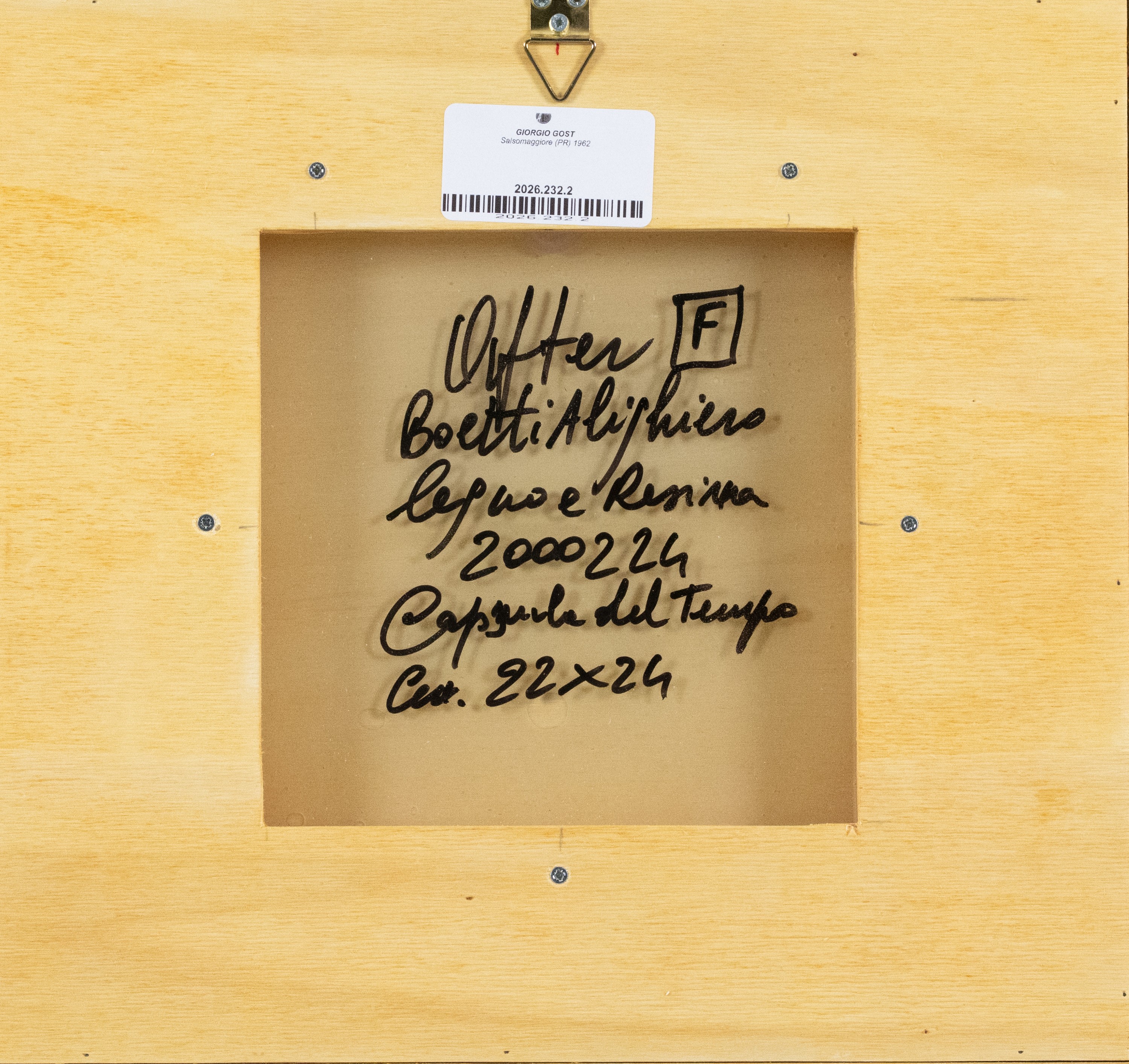 Giorgio Gost - After Boetti Alighiero