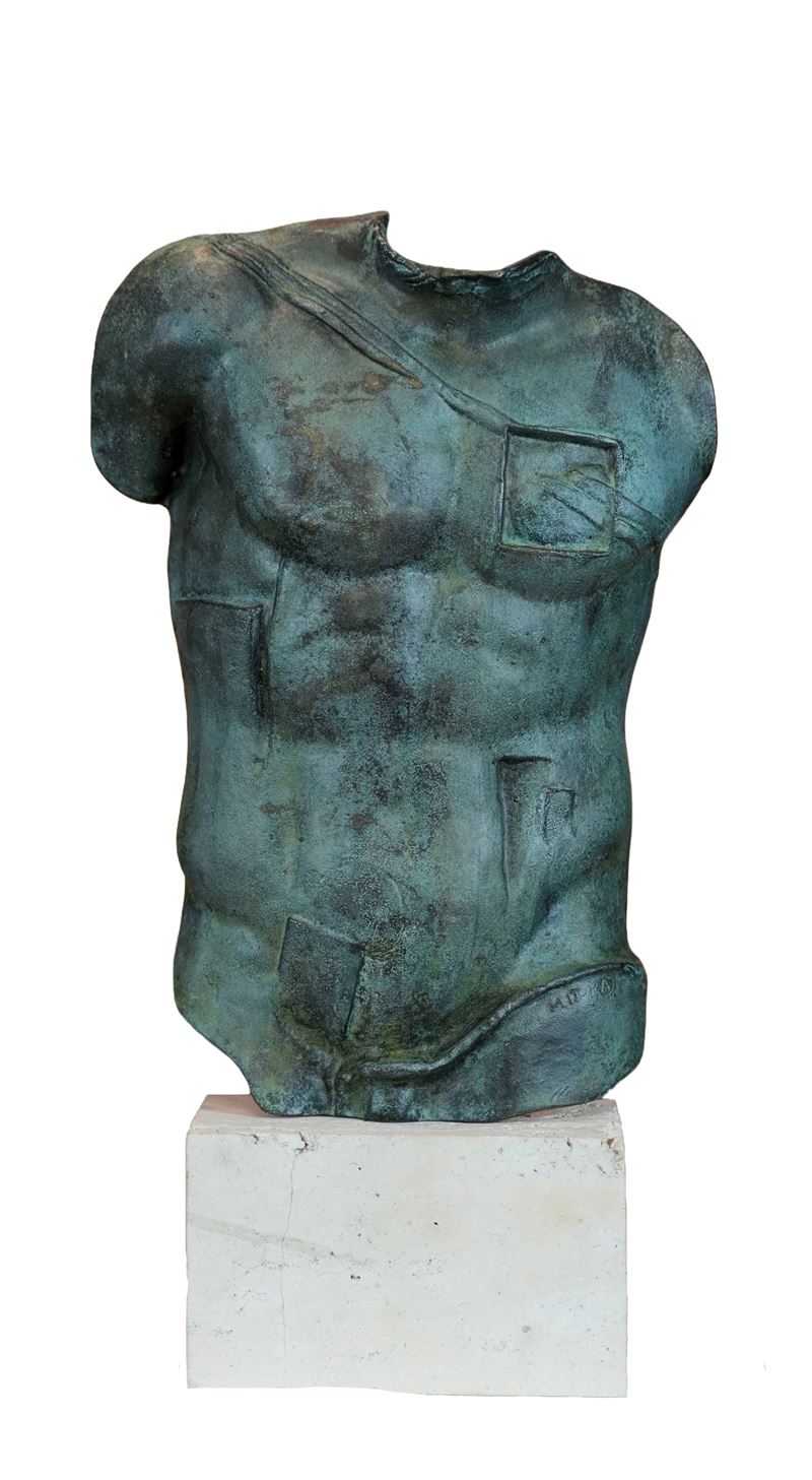Igor Mitoraj - Perseo (bronzo patinato su base in pietra)