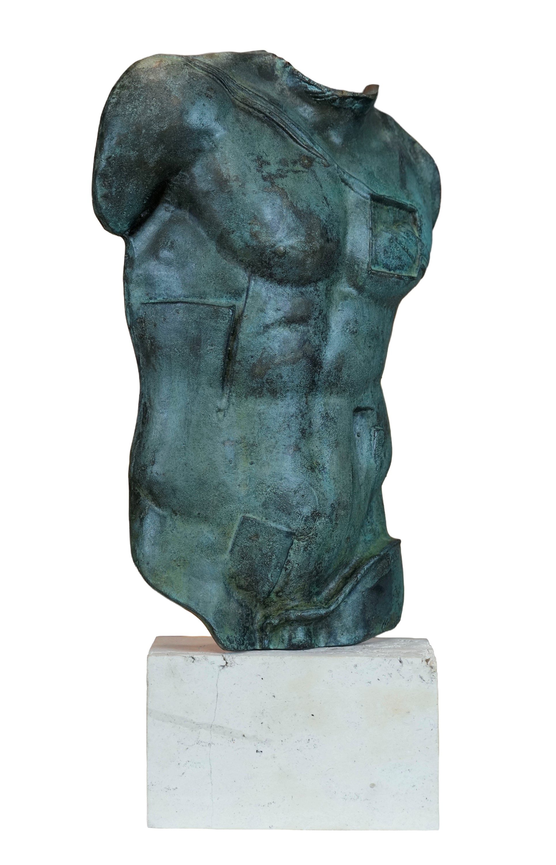 Igor Mitoraj - Perseo (bronzo patinato su base in pietra)