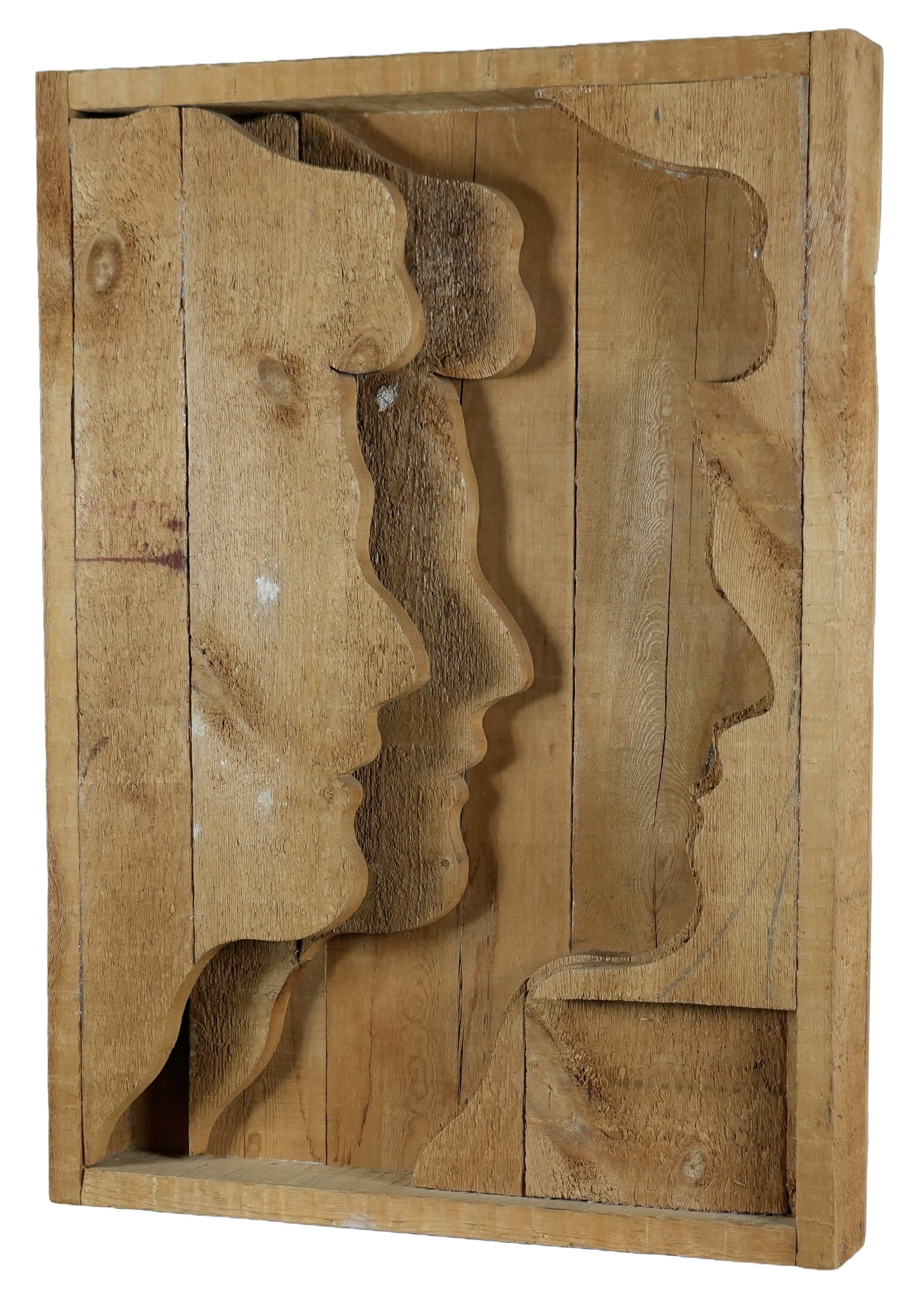 Mario Ceroli - Profili, scultura in legni di pino di Russia sagomati