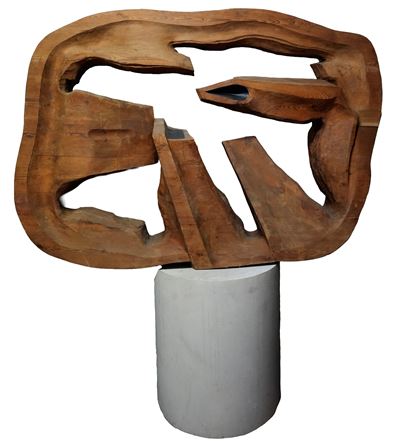 Scultura in legno senza titolo