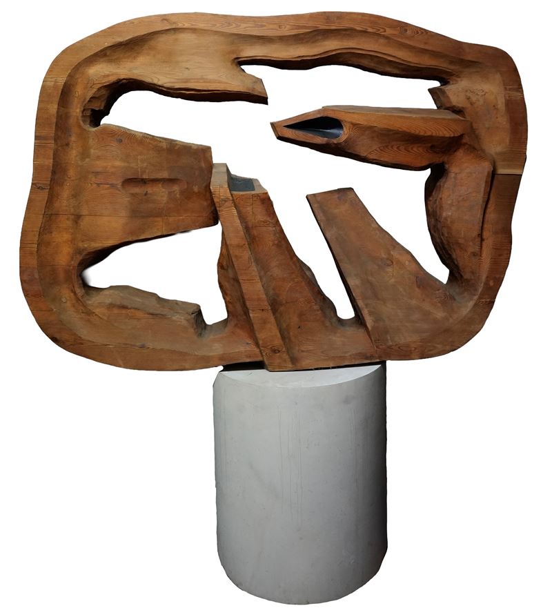 Marcello Guasti - Scultura in legno senza titolo